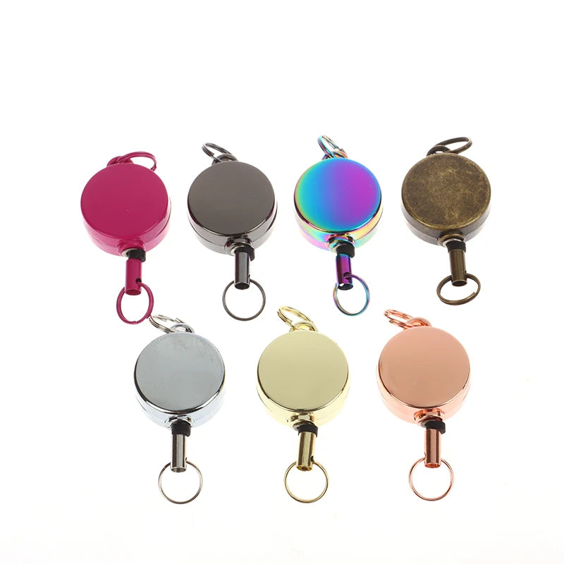 Stainless Steel Wire Rope Key Holder Outdoor Keychain Tools DIY Qme