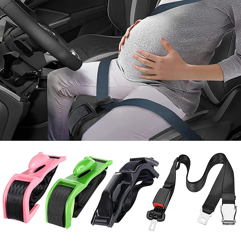 Unborn Pregnant Women Driving Seat Belts Abdominal Comfort Safety Qme