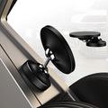 Upgraded Gym Double-Ball 360° Rotations, Car Magnetic Phone Mount Holder Compatible for MagSafe for Videos and Selfies Qme black