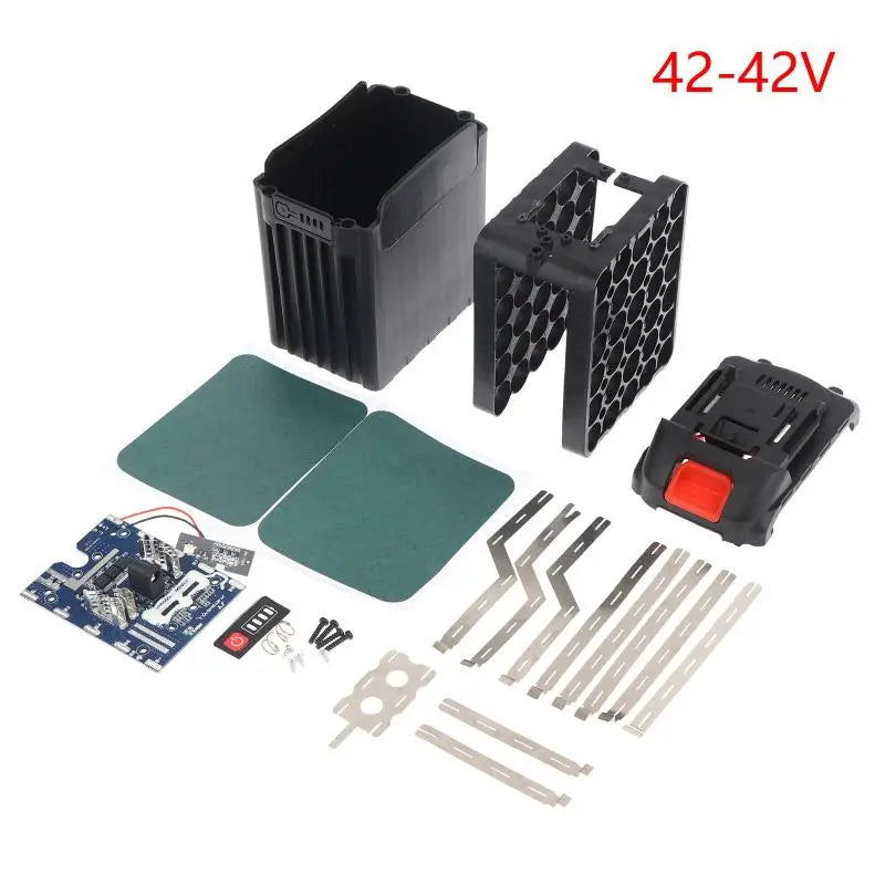 60A 30 Cell 25V 42V PCB 18650 Lithium Battery Shell Durable BMS Board Qme 42V