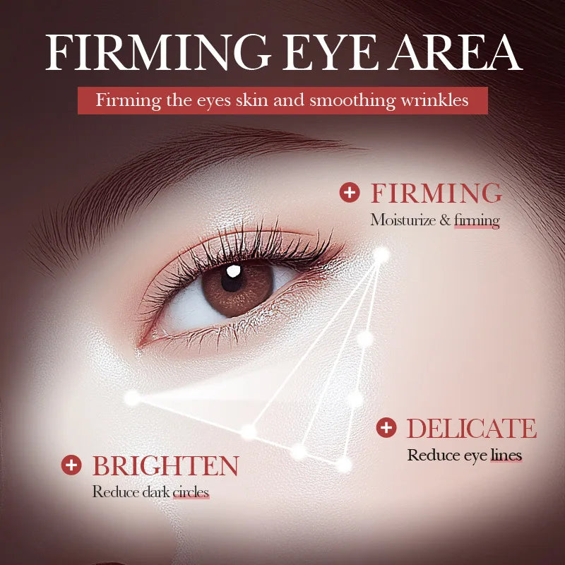 Effectively Faded Wrinkle Reduce Eye Cream Collagen Decrease Fine Lines Eye Bags Anti Dark Circle Puffiness Moisturizing Firming Qme