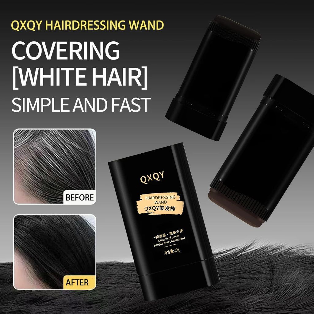 3 Colors Natural Looking Hair Stick Cover White Smooth Quick Coloring Qme