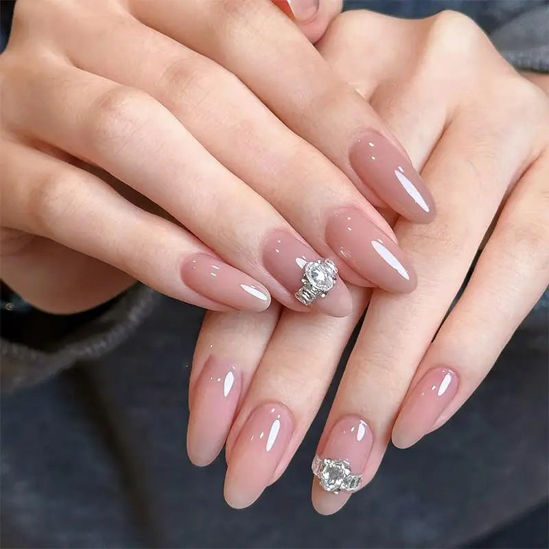 3D Nail Art Rhinestone Assemble Heart Butterfly Flatback Glass Qme