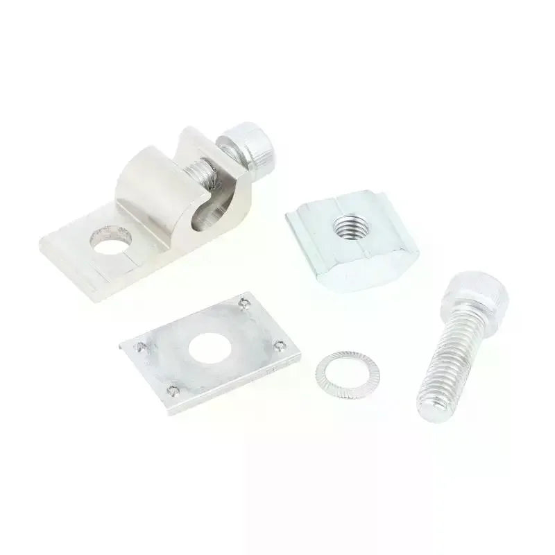 5/10pcs Solar Mounting System Grounding Clip Lug Bracket Clamps Photovoltaic Support Parts Solar Qme