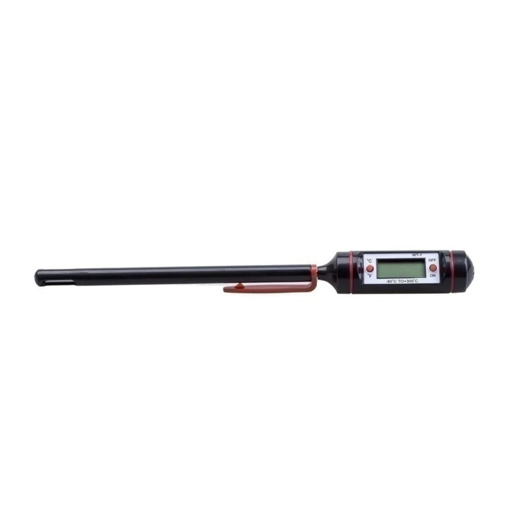 Digital Meat Thermometer Cooking Food Kitchen Probe Water Milk Oil Liquid Oven Digital Temperature Qme