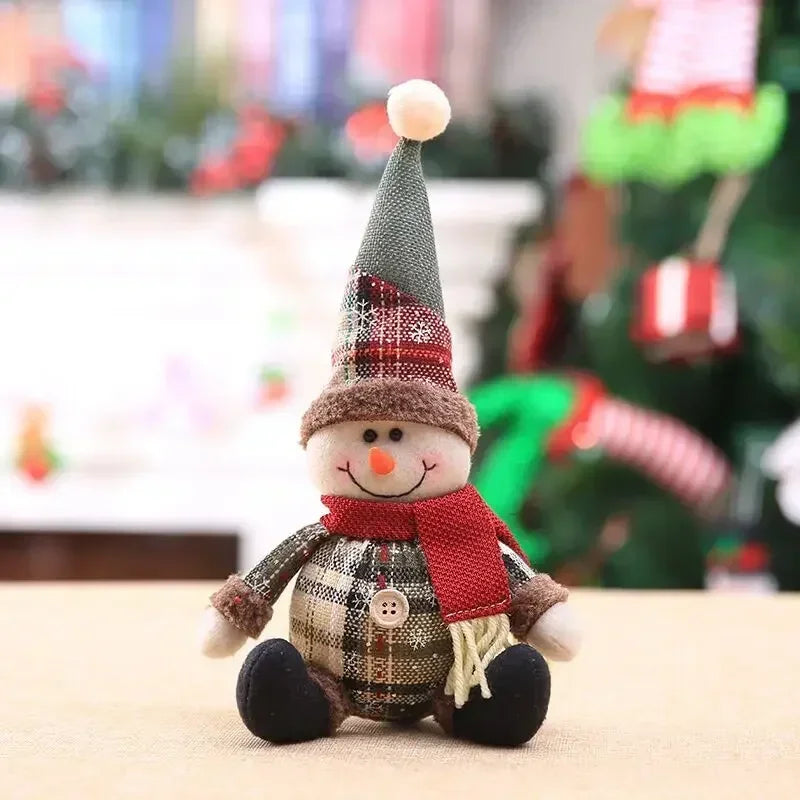 Santa Claus Doll Chirstmas Decorations Home Decor Table Elk Doll Christmas Ornaments Xmas Navidad Gifts Happy New Year 2025 Qme 3 AS PICTURE