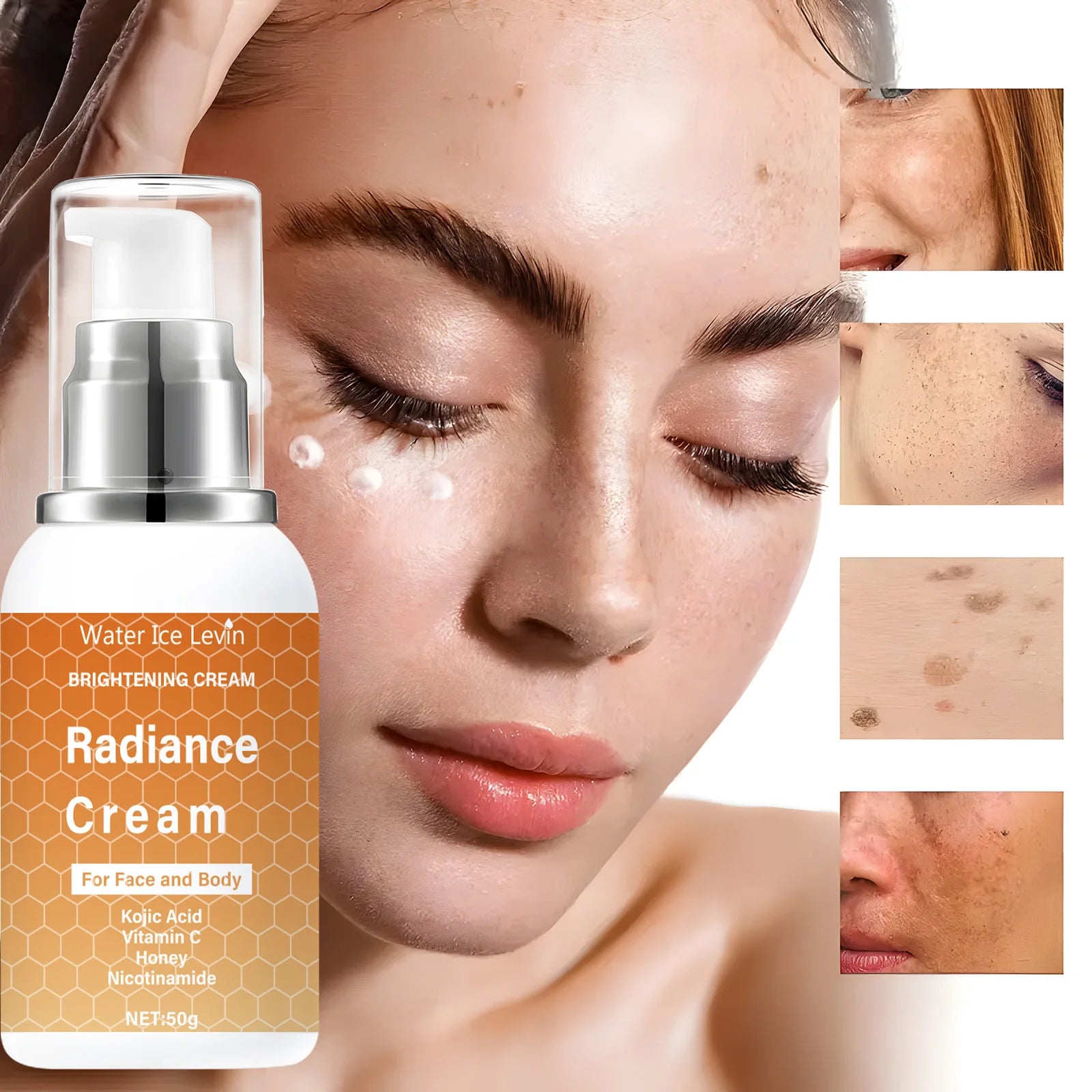 Brightening Face Lift Firming Cream Sustainable Face Lift Gentle Moisturizing Treatment Cream to Reduce Fine lines Qme