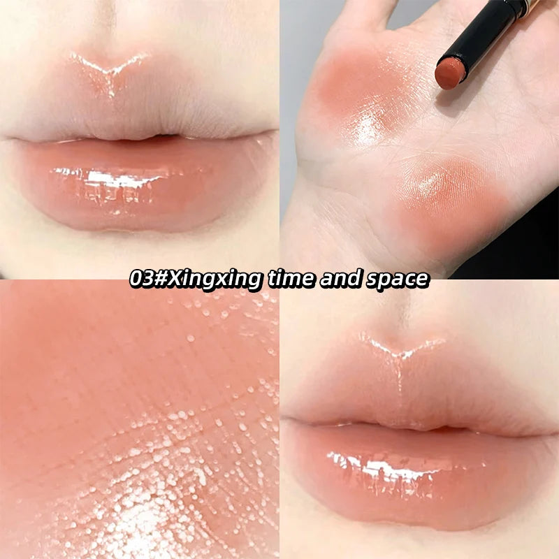 Gege Bear Pressing Moisturizing Lip Gloss Lightweight& L Ong-lasting Qme GX1186-03
