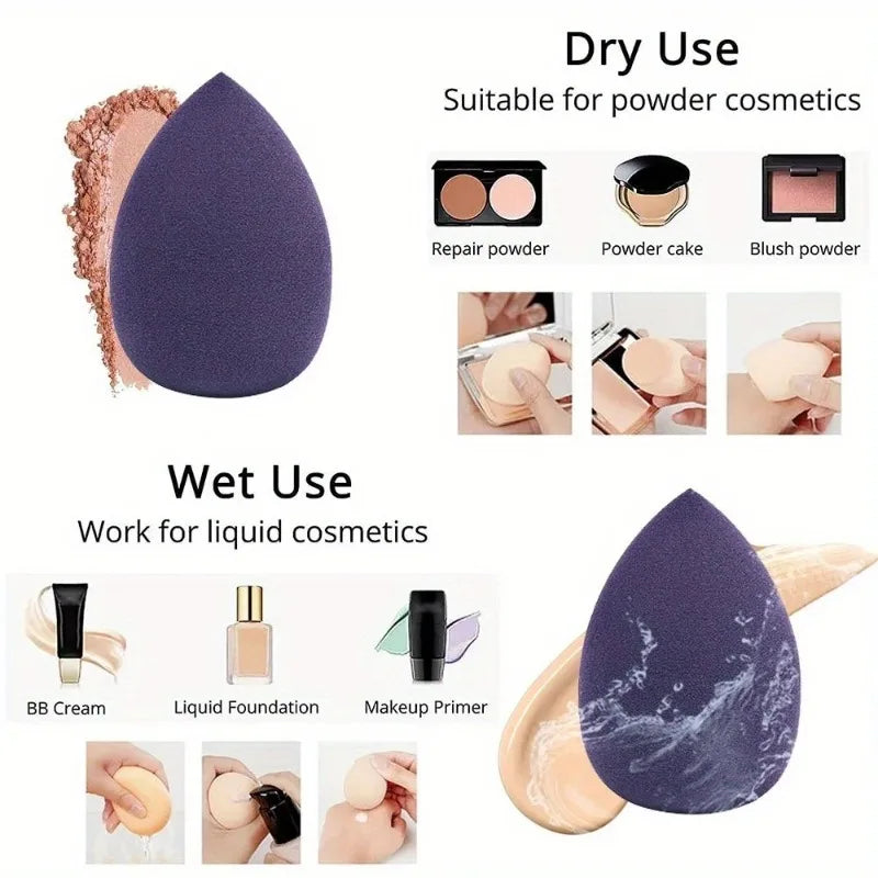 Multi-color Makeup Sponge Cosmetic Mixer Beauty Egg Soft Foundation Qme
