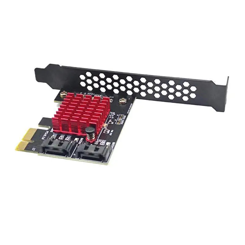 PCIe SATA3 0 Card ASM1061 Chip 2 Ports Tailored Quick Data Transfers Qme