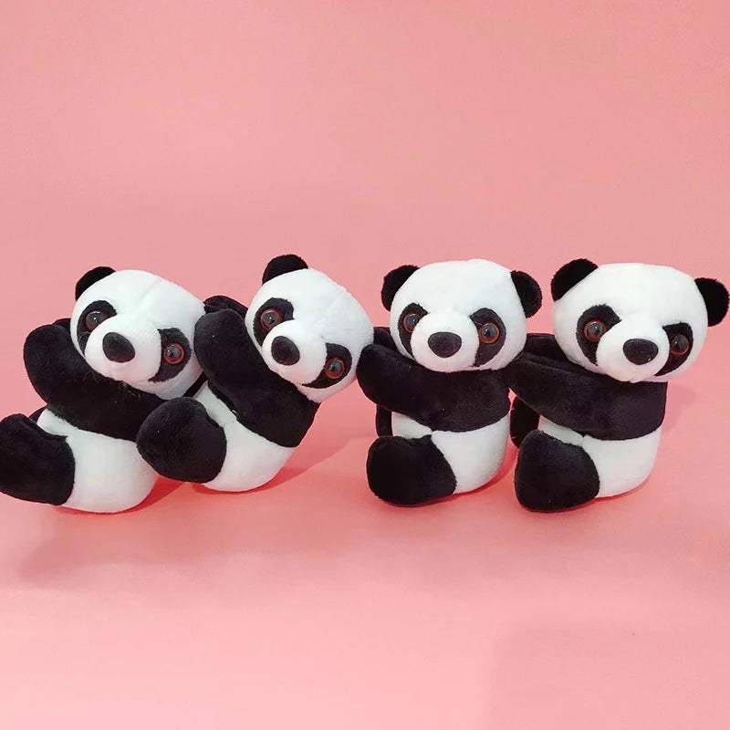 Kawaii Panda Plush Doll Toy Soft Animal Clip Hugging Curtain Qme