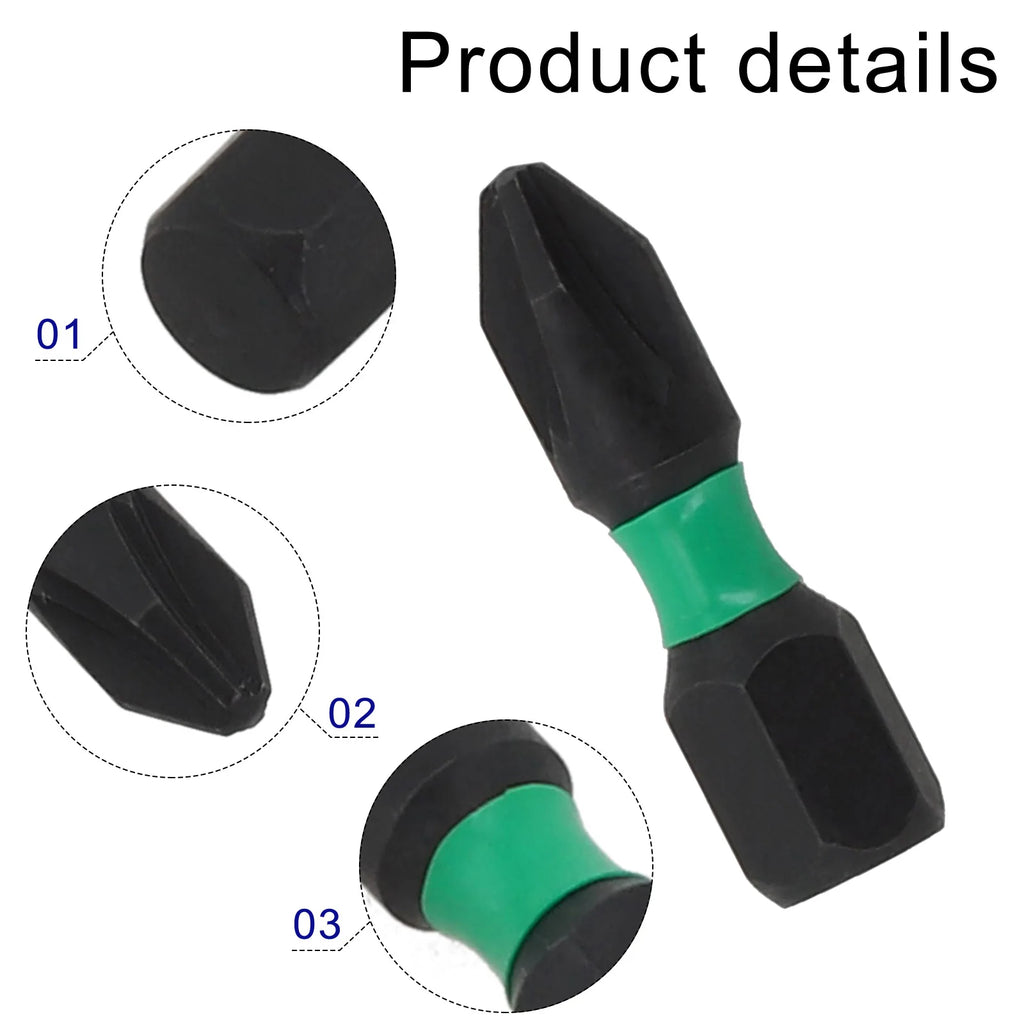 25-150mm For PZ2 Driver Bits Heavy Duty Long For Pozidriv Hex Screwdriver Bit Qme