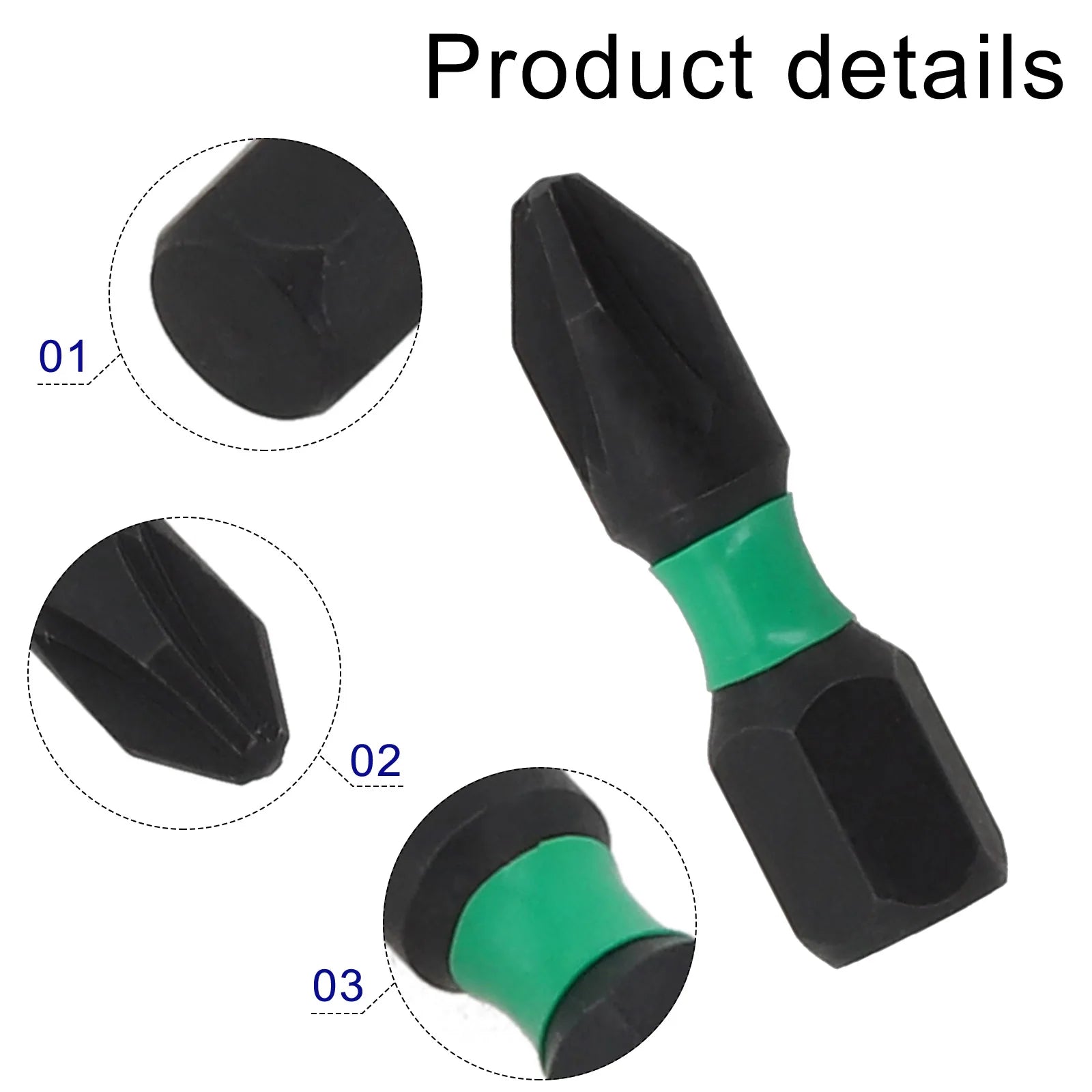 25-150mm For PZ2 Driver Bits Heavy Duty Long For Pozidriv Hex Screwdriver Bit Qme