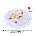 Cat Ball Toy Automatic Moving Cat Ball In Cover 2 In 1 Catching Game For Hunting Exercise Indoor Enrichment Chasing Activity Qme White China Mainland