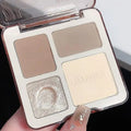 Natural Stereoscopic Face Powder Palette Matte Bronzer Contour Qme D7-07
