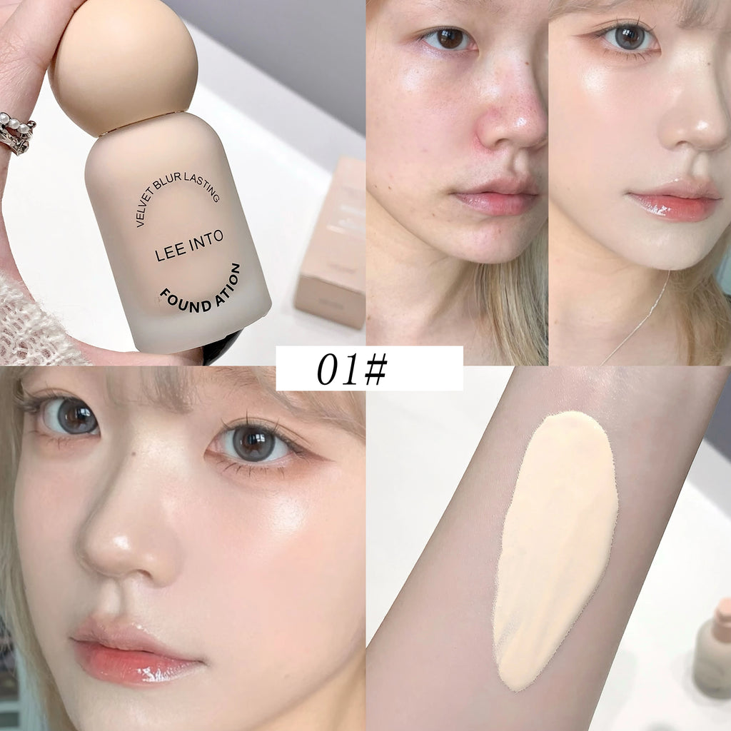 LEEINTO Soft Skin Liquid Foundation Light Clear Misty Concealer Qme GL6852-01