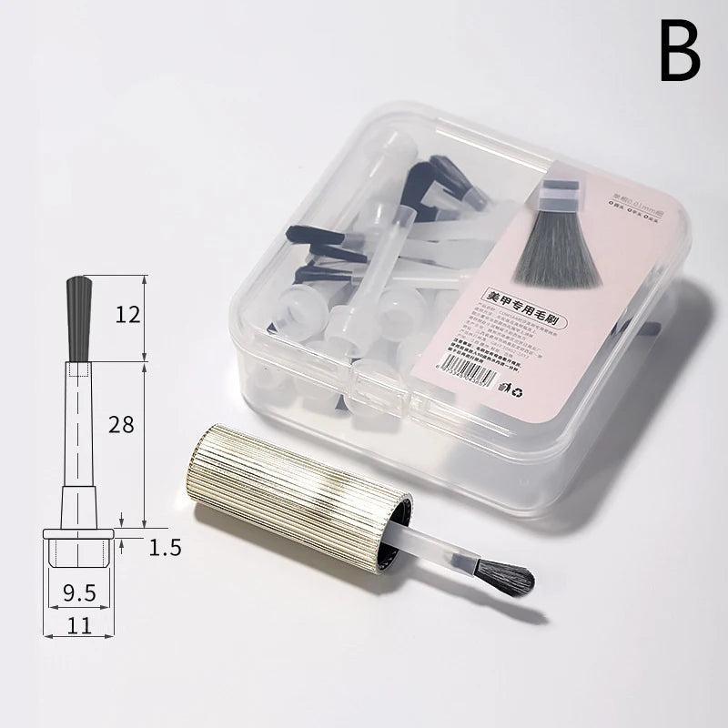 Nail Polish Replacement Brushes Gel Professional Salon Home Use Qme B