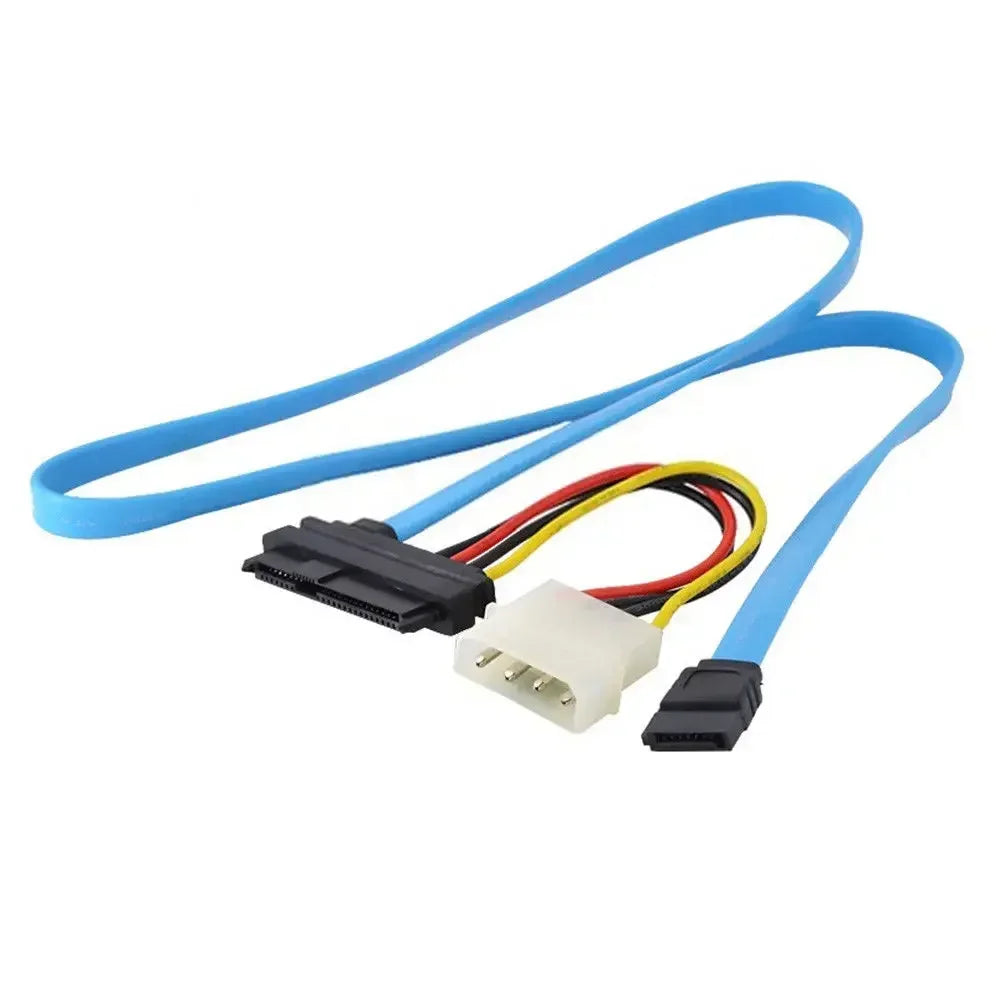 5pcs SAS Serial Attached SCSI SFF-8482 to SATA Cable HDD Hard Disk Drive Adapter Cord 70cm connect SAS controller to SATA hard Qme