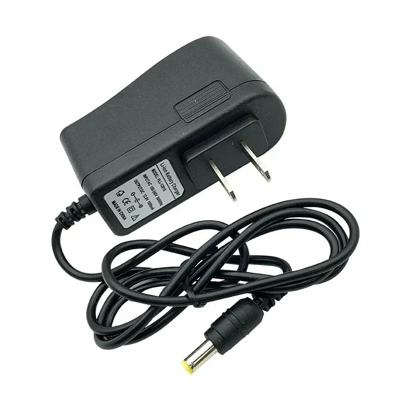 12.6V 3A Lithium Battery Charger 3 Series Lithium Battery 12V DC Battery Charger 5.5 X 2.5mm + AC Power Cable 50/60 Hz Qme