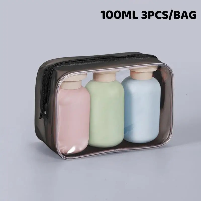 Soft Leakproof Travel Bottles Portable Squeeze Tubes Shampoo Lotion Qme A1