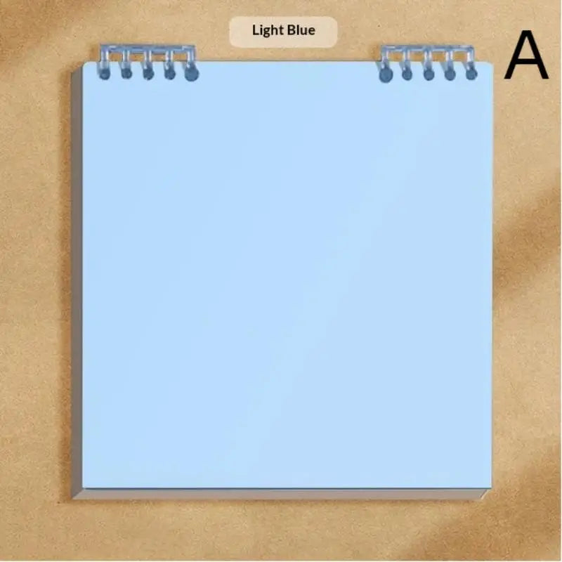 60 Sheets Flip Loose Leaf Notebook Thick No Bleed Grid Pages Binder Qme A