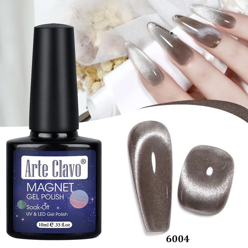 Arte Clavo Shining Transparent Cat Eye Magnetic Gel Unicorn Auroras