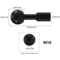 40MM angle grinder spherical spindle rotating wood carving polishing engraving drill ball chisel grinding woodworking tool Qme 10MM