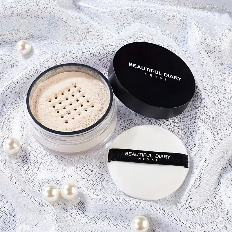 Hydrating Flawless Setting Powder Natural Nude Finish Strong Oil Qme