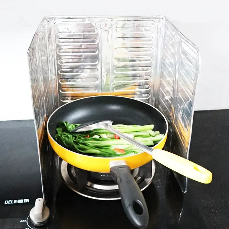 Kitchen Cleaning Tools Stove Oil-Proof Splash Guard Board Article for The Kitchen Removable Cooking Frying Oil Gas Kitchenware Qme 1pcs