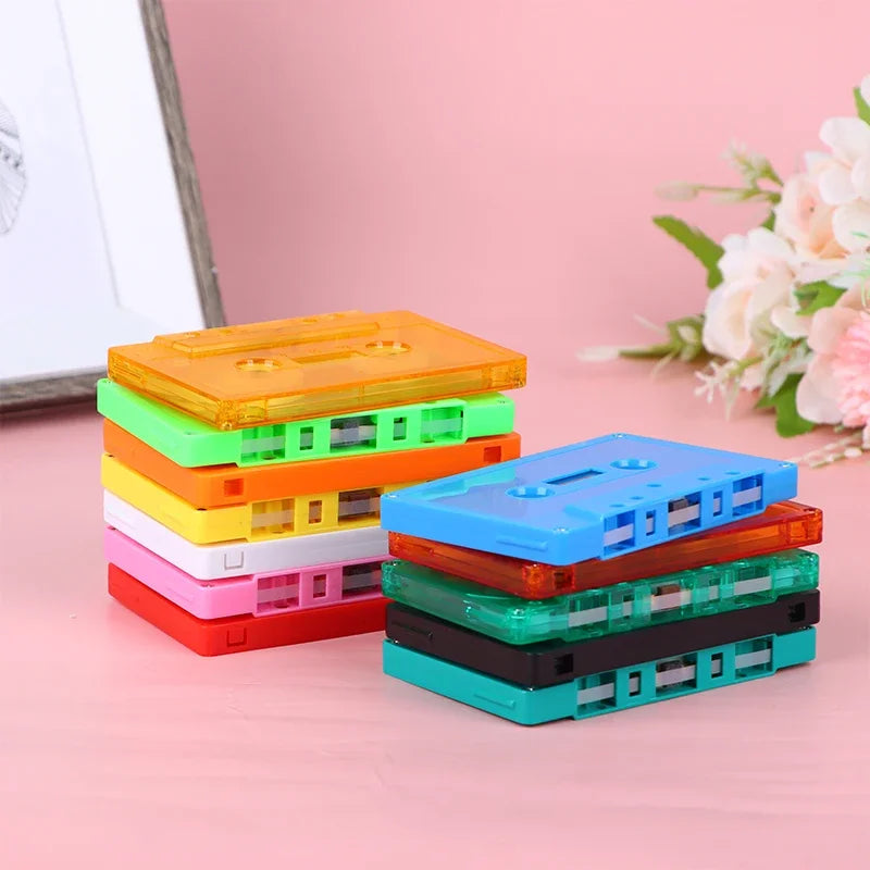 Blank Tape Case Audio Magnetic Recording Cassette Shell Empty Reel No Qme