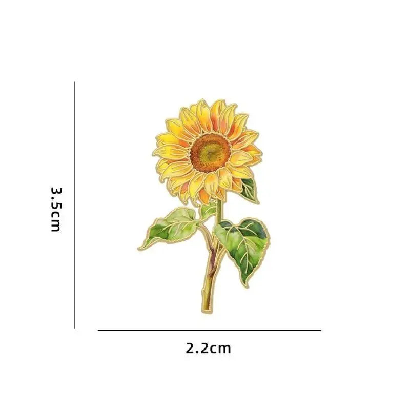Fashion Elegant Botanical Enamel Flower Pins Assorted Plant Lapel Brooches Nature Badges For Womens Fashion Jewelry Accessories Qme A11