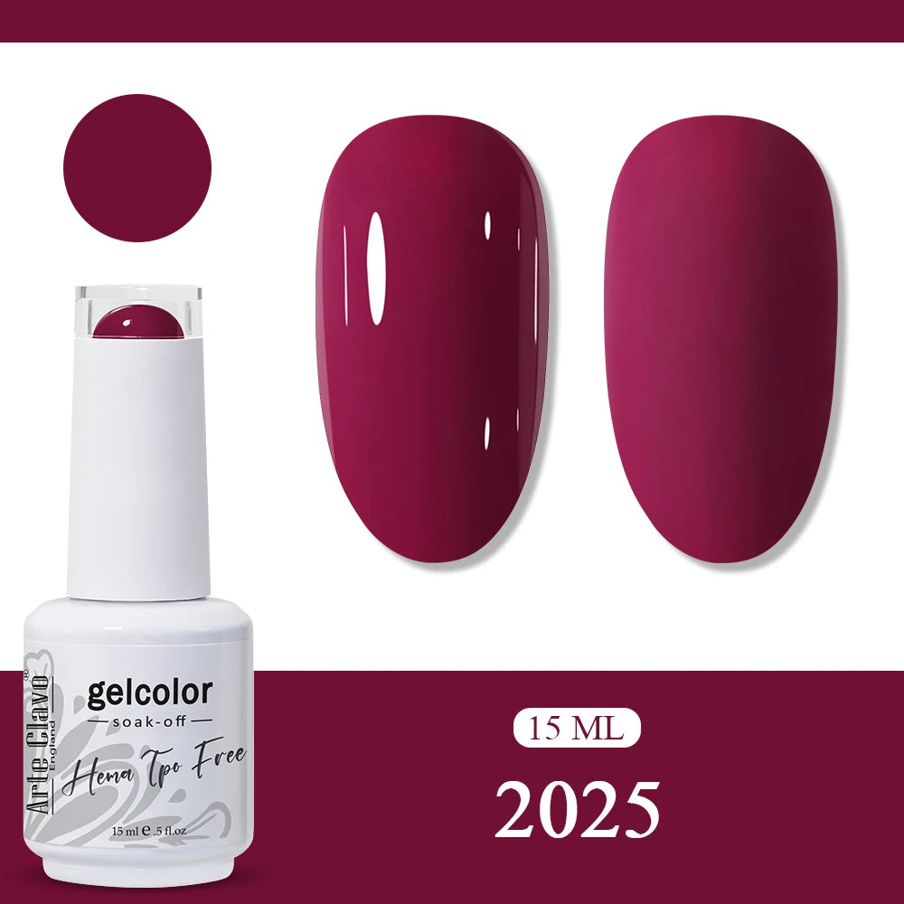 Arte Clavo Neon Rainbow Colors Gel Nail Polish Semi Permanent Art UV