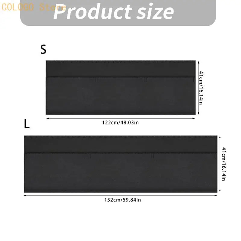 Under Table Partition Wire Management Black Durable University Fabric Qme