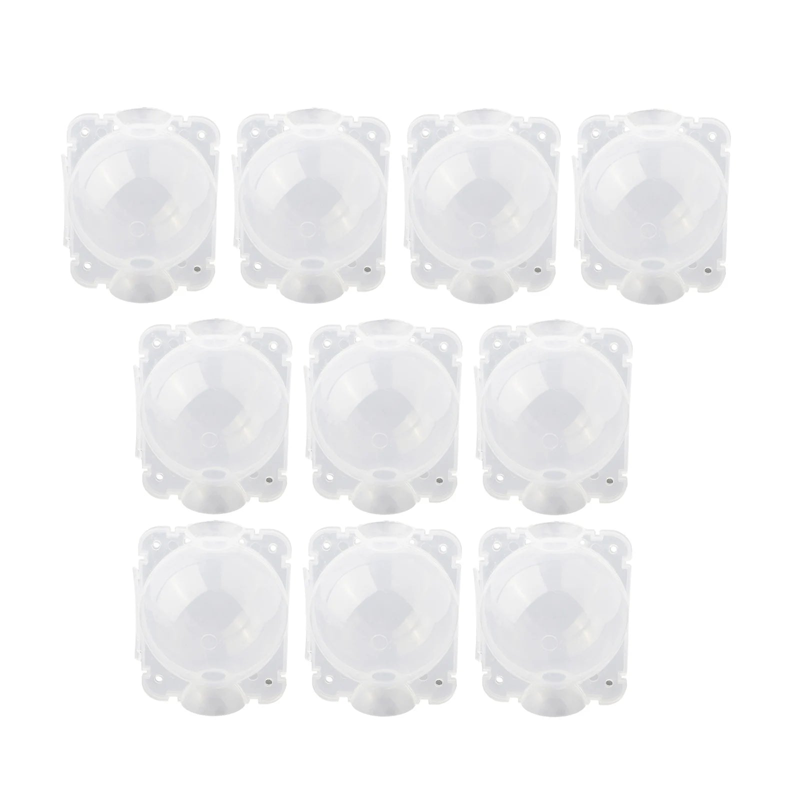10Pcs Plant Rooting Growing Ball Grafting Root Box Nursery Tray Breeding Tree Graft Case Garden Planting Tools Boxes Replace Qme transparent 8cm