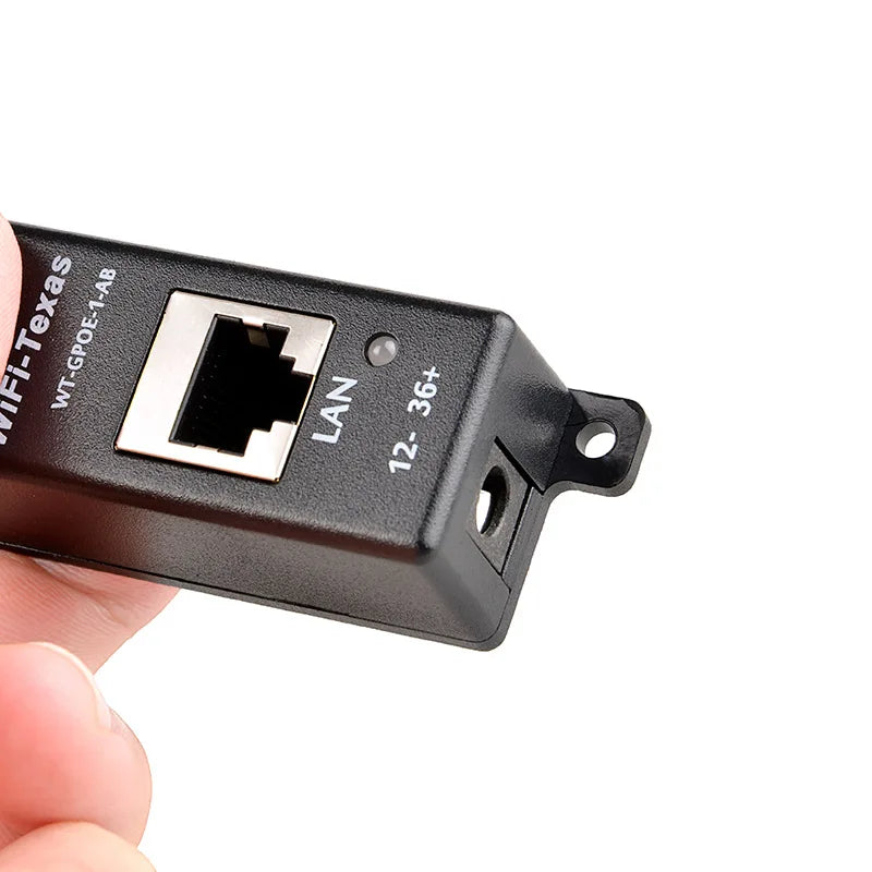 1PCS 1-Port Gigabit POE Midspan Injector A.B Mode with 90W POE Module for Ethernet Power Supply Qme