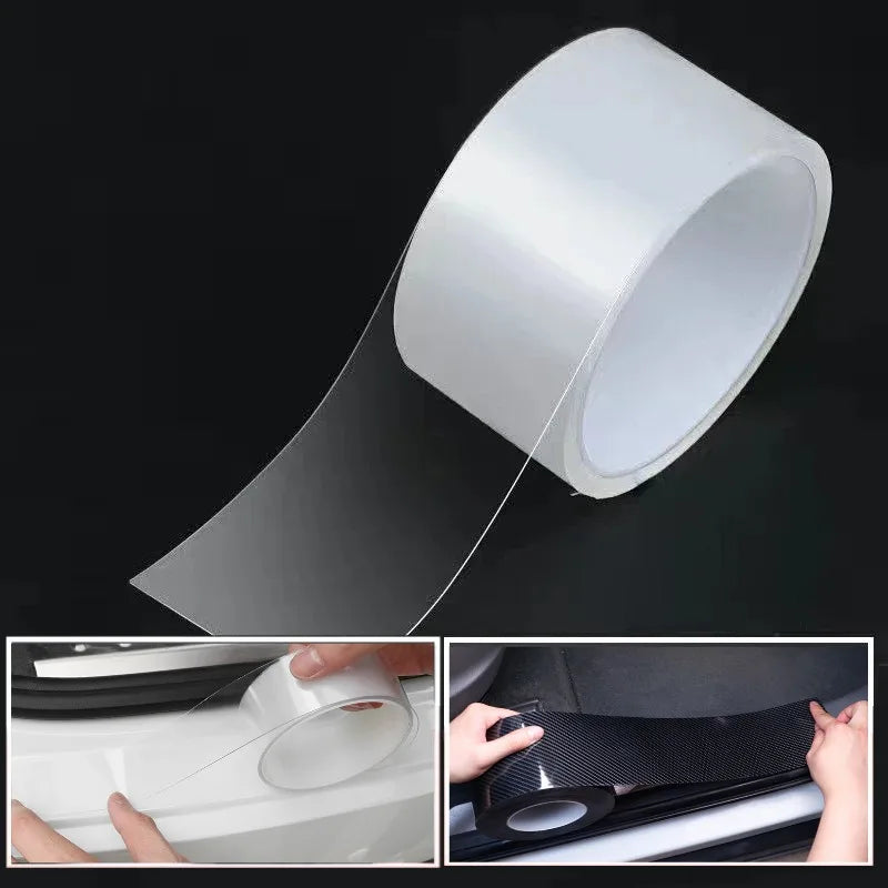 1PCS Bicycle Stickers Tape 3M 5M 7M 10M Bike Frame Protector Cycling Tape Film Invisible Scratch Resistant Riding Decoration Qme