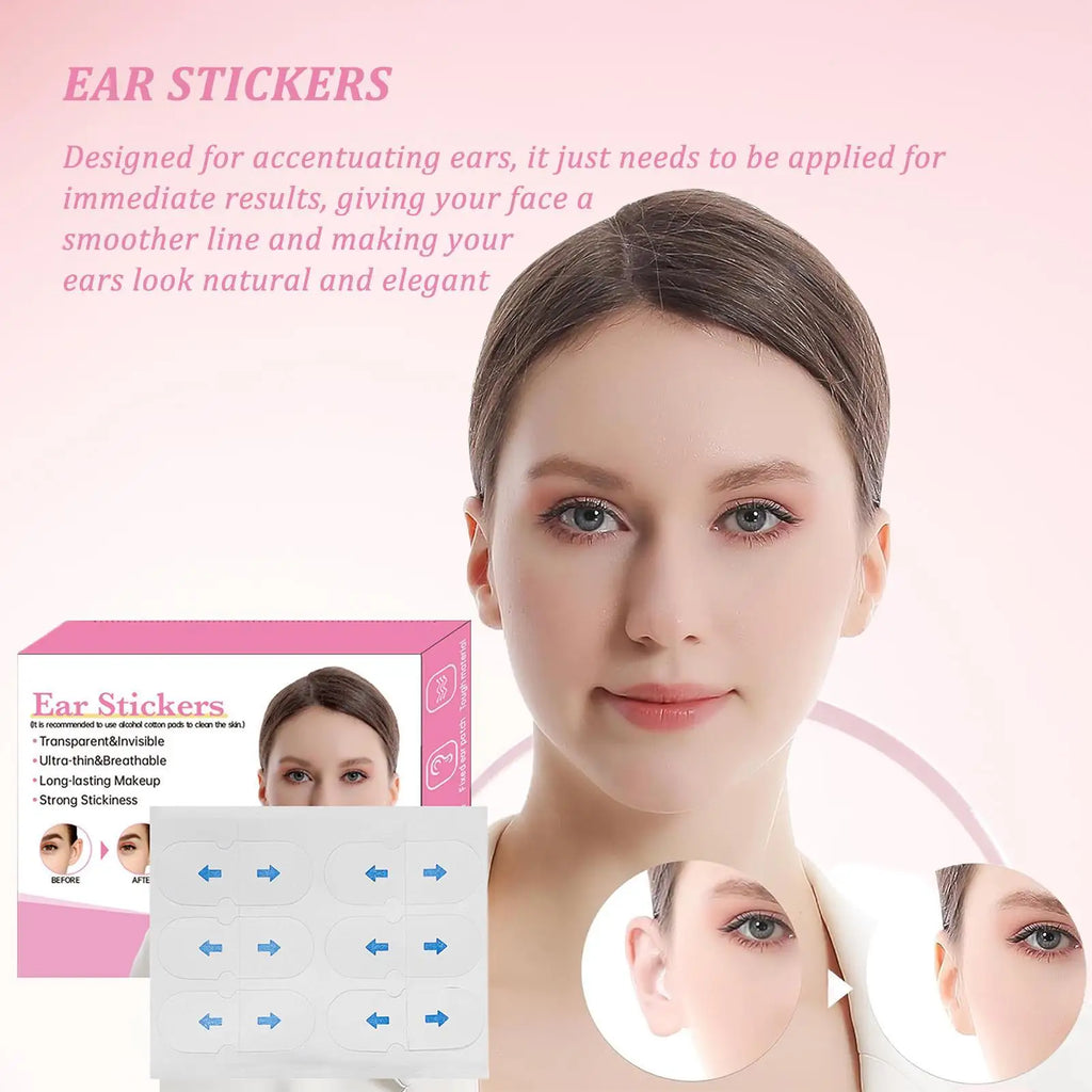 30 pairs Ear Tape Invisible Ear Patches Ear Corrector Ear Tape Ear Stickers Pinning Back Ears Cosmetic Aesthetic Correctors Qme