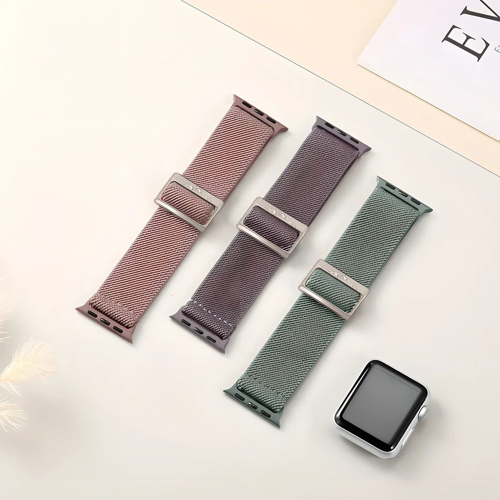Nylon Strap for Apple Watch Band IWatch Series 9 8 7 SE Ultra 2 Bracelet 44mm 45mm 49mm 40mm 41mm Correa Watchband Accessories Qme