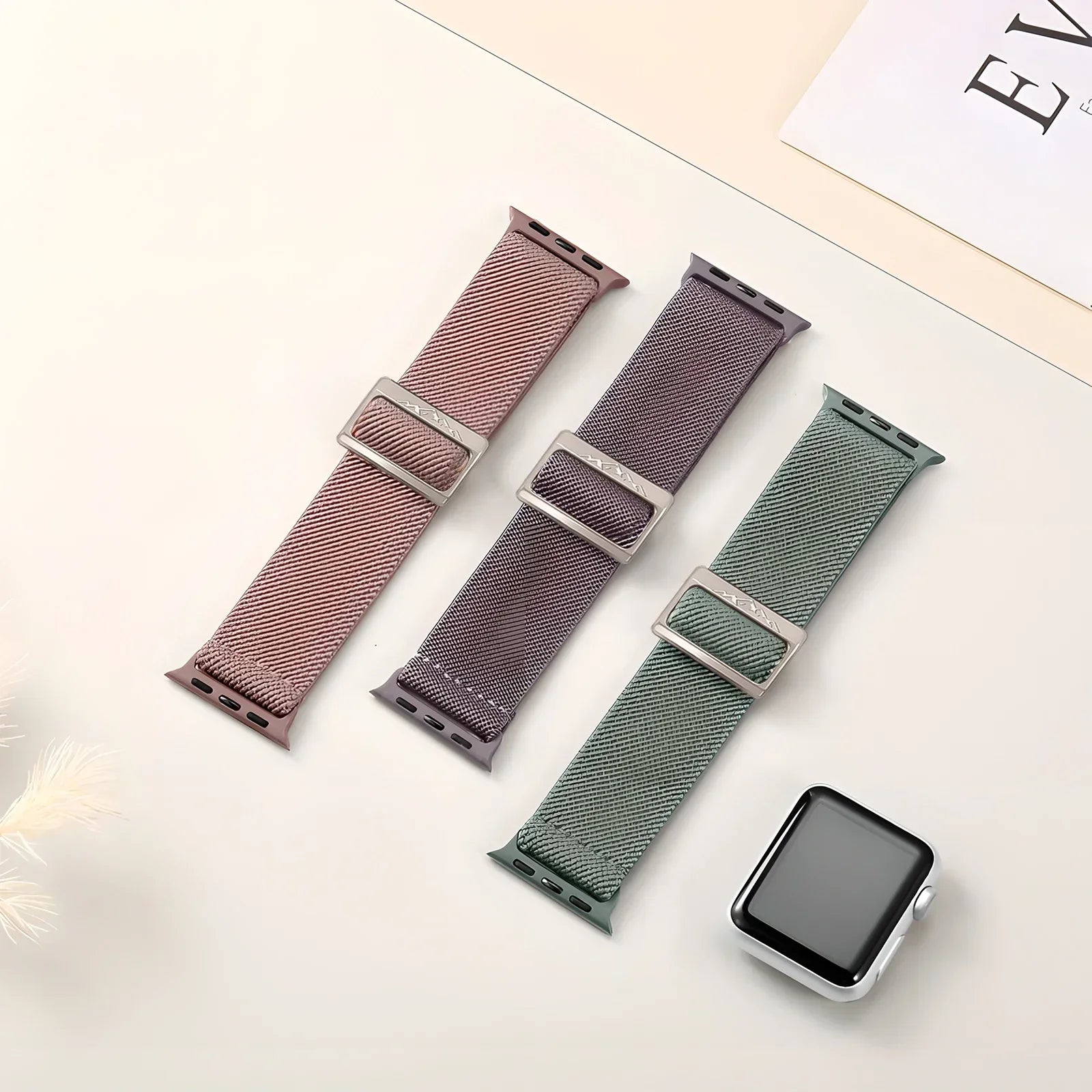 Nylon Strap for Apple Watch Band IWatch Series 9 8 7 SE Ultra 2 Bracelet 44mm 45mm 49mm 40mm 41mm Correa Watchband Accessories Qme