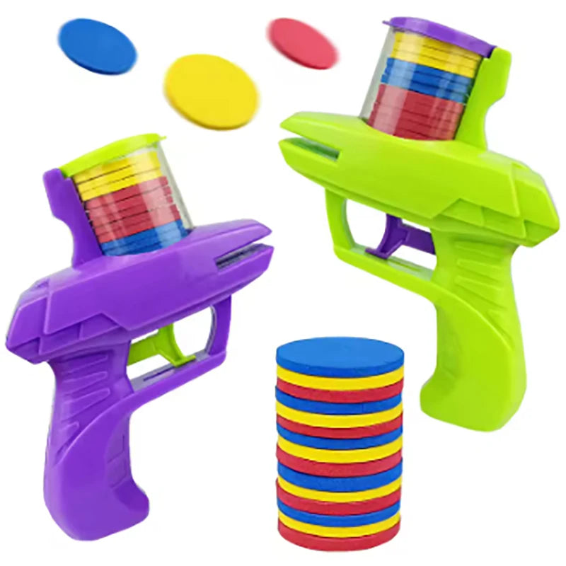 Funny cat toys Creative rotary gun with 15 reusable foam discs Pet hunting interactive toys suitable for cats and dogs Qme