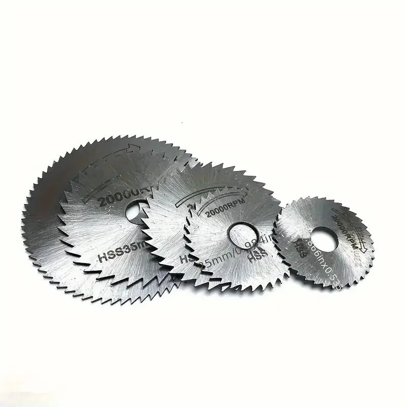 6Pcs Durable Mini Circular Saw Blade Set for Precision HSS Cutting Water-Resistant Disc Ideal for Wood & Aluminum Qme