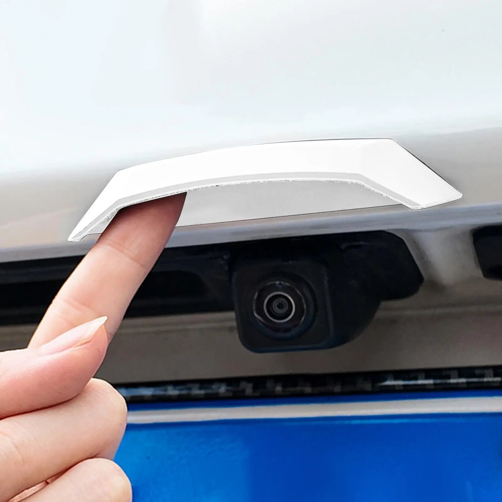 Car Rear Camera Rain Cover Backup Reverse Protective Accessories Windproof Reverse Camera Shield for Truck SUV Van Sedan Qme