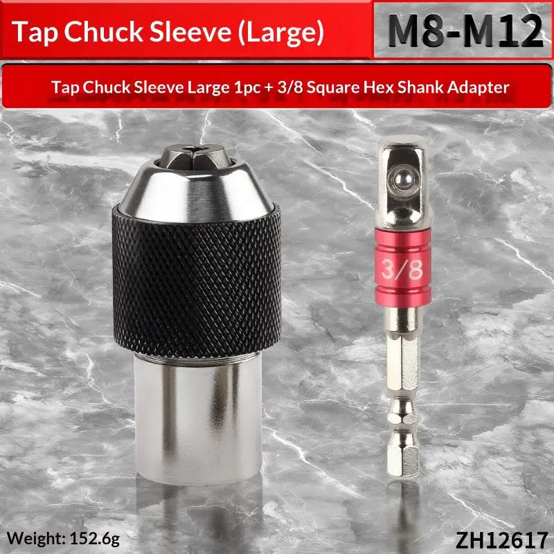 Electric Drills 3 Square Drive Interface Tap Socket M2-M6 M8-M12 Qme A4