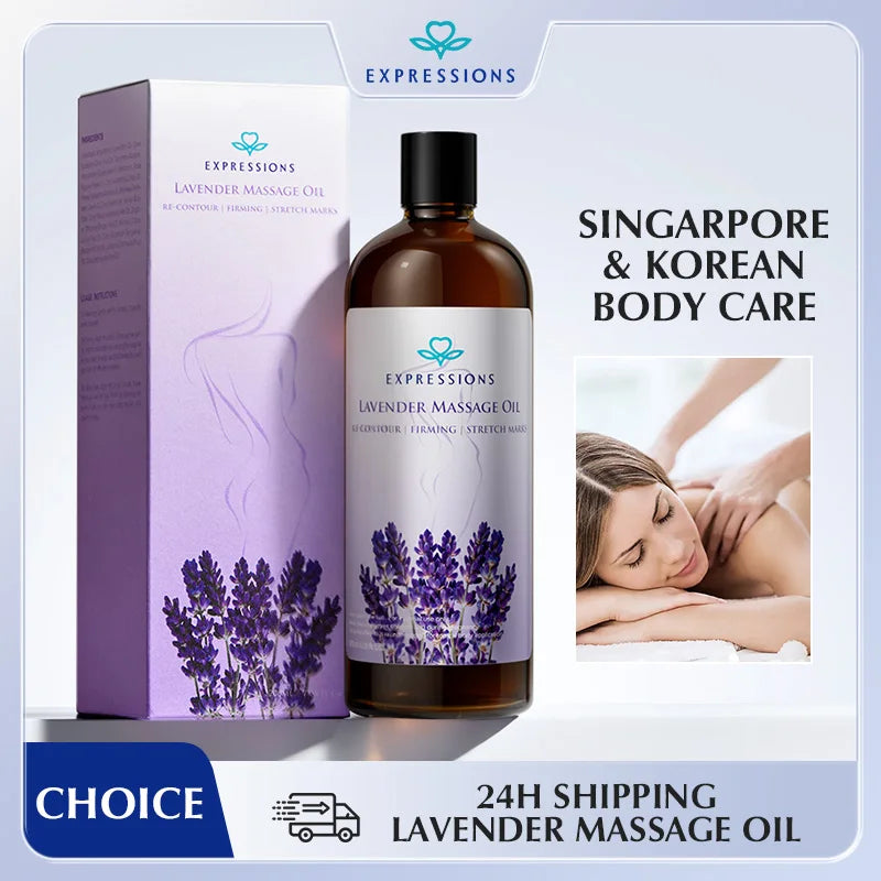 EXPRESSIONS LAVENDER MASSAGE OIL Qme 15ml Lavender
