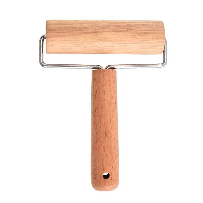 Wood Rolling Pin Hand Dough Roller Pastry Chapati Pasta Bakery Pizza Qme M