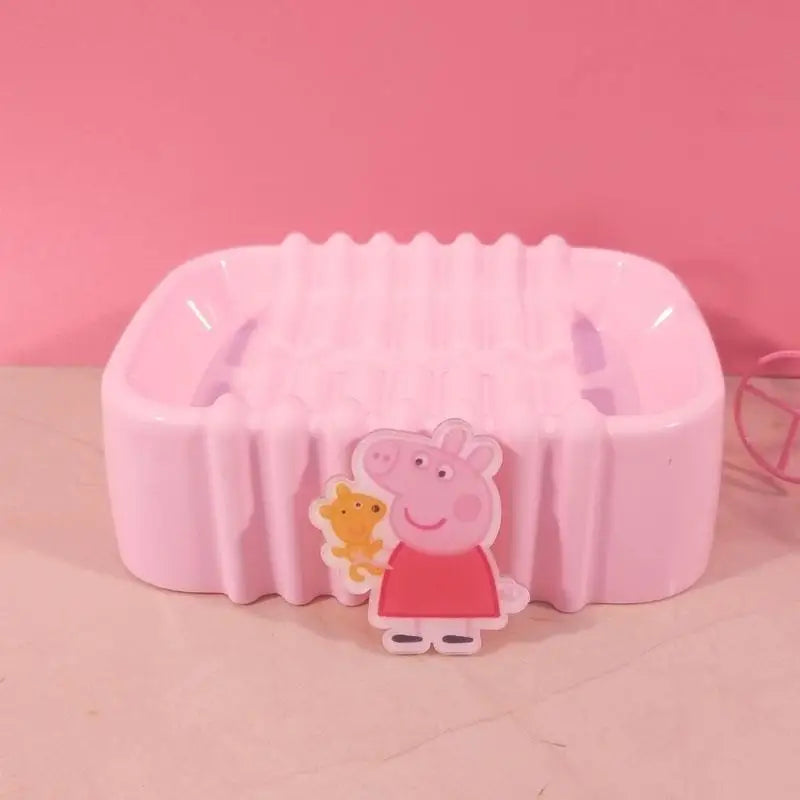 Hello Kitty Creative Cartoon-Style Cute Soap Dish Bathroom Soap Dish for Home Use Soap Dish Holder / Plastic Storage Box Qme 12