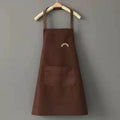 Handmade Quality Waterproof Tattoo Working Apron with Neck Straps Tools Pockets Body For Men And Women Qme Coffee