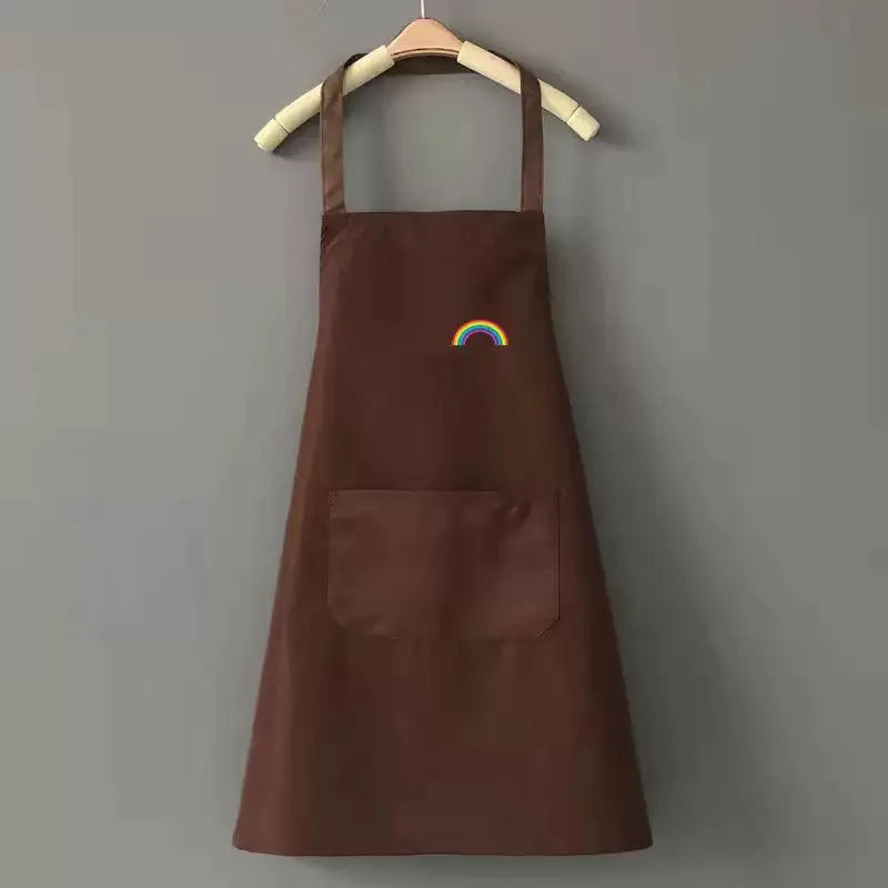 Handmade Quality Waterproof Tattoo Working Apron with Neck Straps Tools Pockets Body For Men And Women Qme Coffee