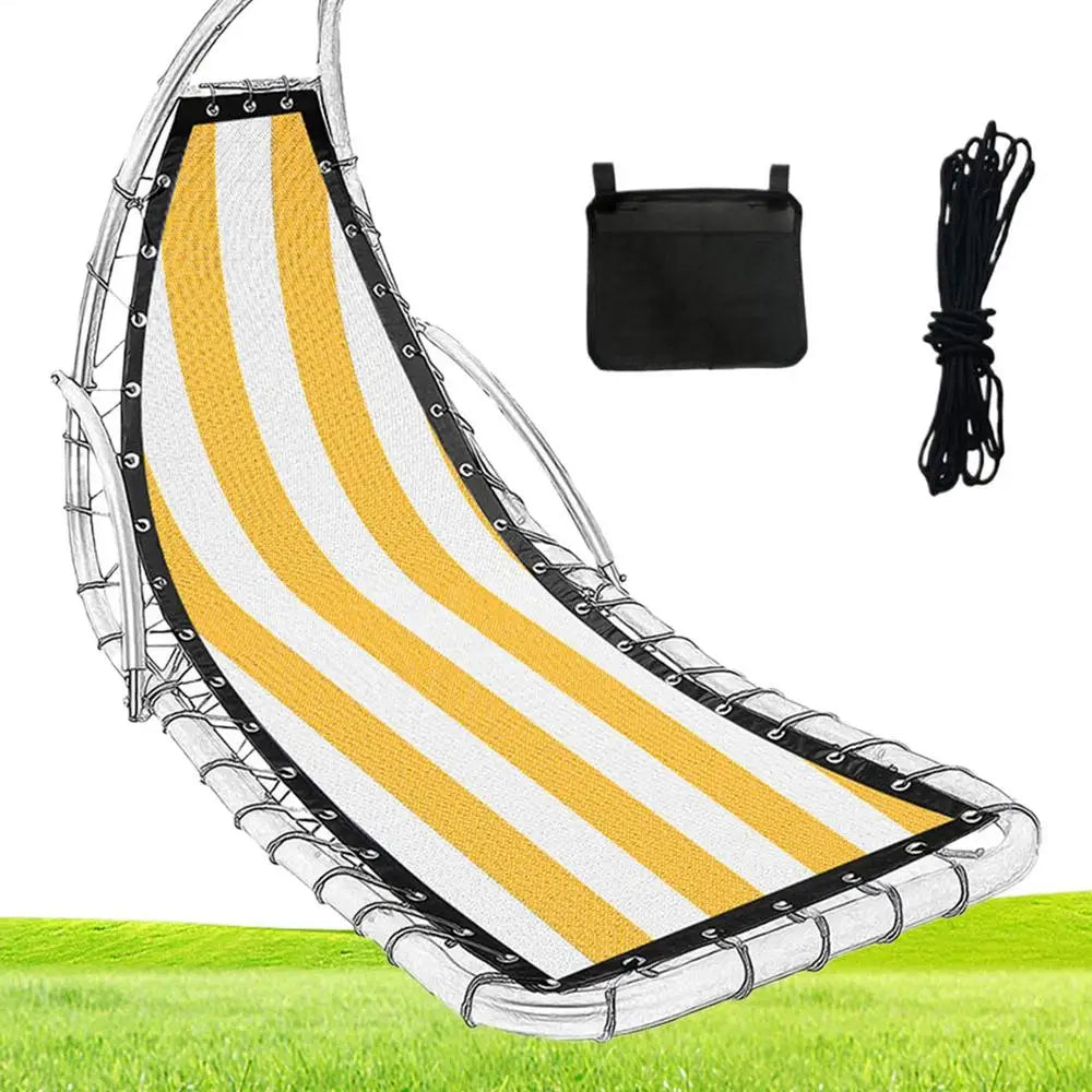Swinging Chair Seat Cloth Thick Wear-Resistant Chaise Lounger Replacement Fabric For Outdoor Yard Camping Picnic Backyard Lawn Qme Purple China Mainland
