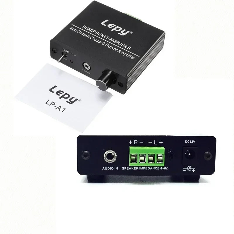 Digital Mini Headphone Power Car Amplifier HIFI 2 Channel High Bass Stereo Audio Amplifier For Motorcycle Home Boat Qme